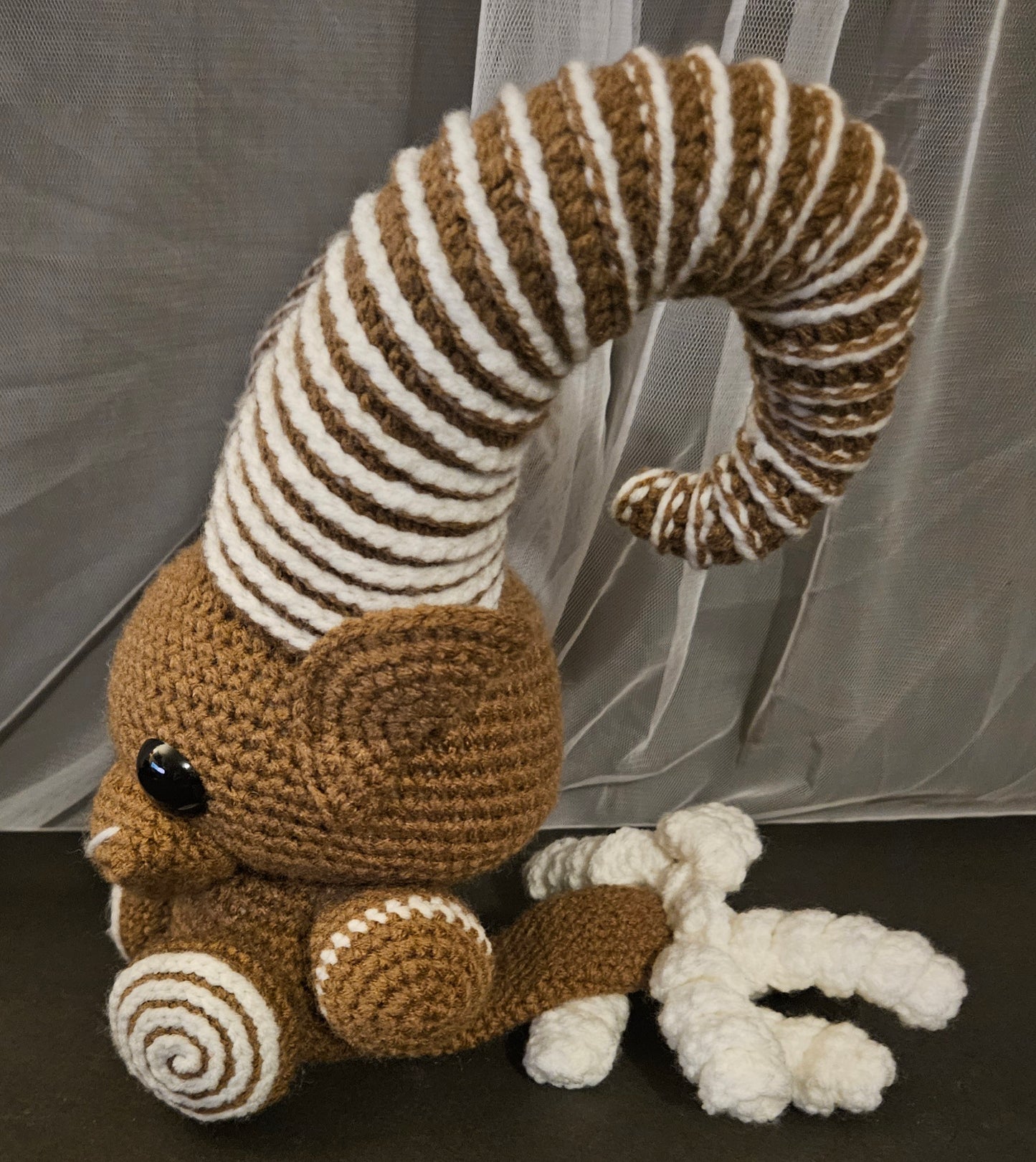 Mischievous Goat - Brown and White