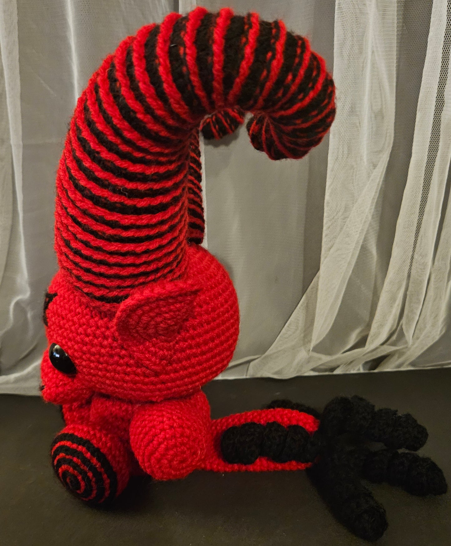 Mischievous Goat - Black and Red