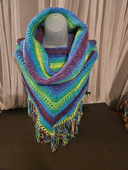Wild Oleander Hooded Scarf
